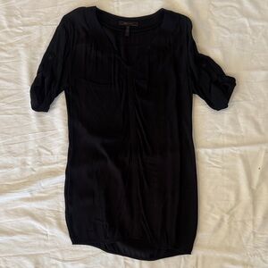 BCBGMaxAzria Black Crewneck Top
